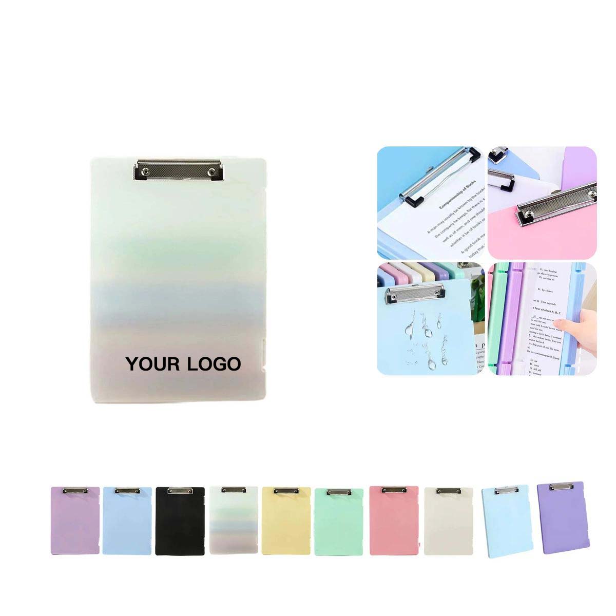 Plastic Clipboard Folder with Stationery Storage 2