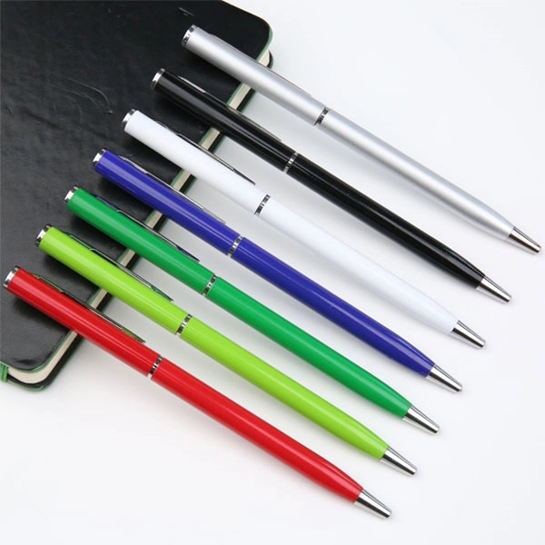 Slim Twist Metal Hotel Pen 8