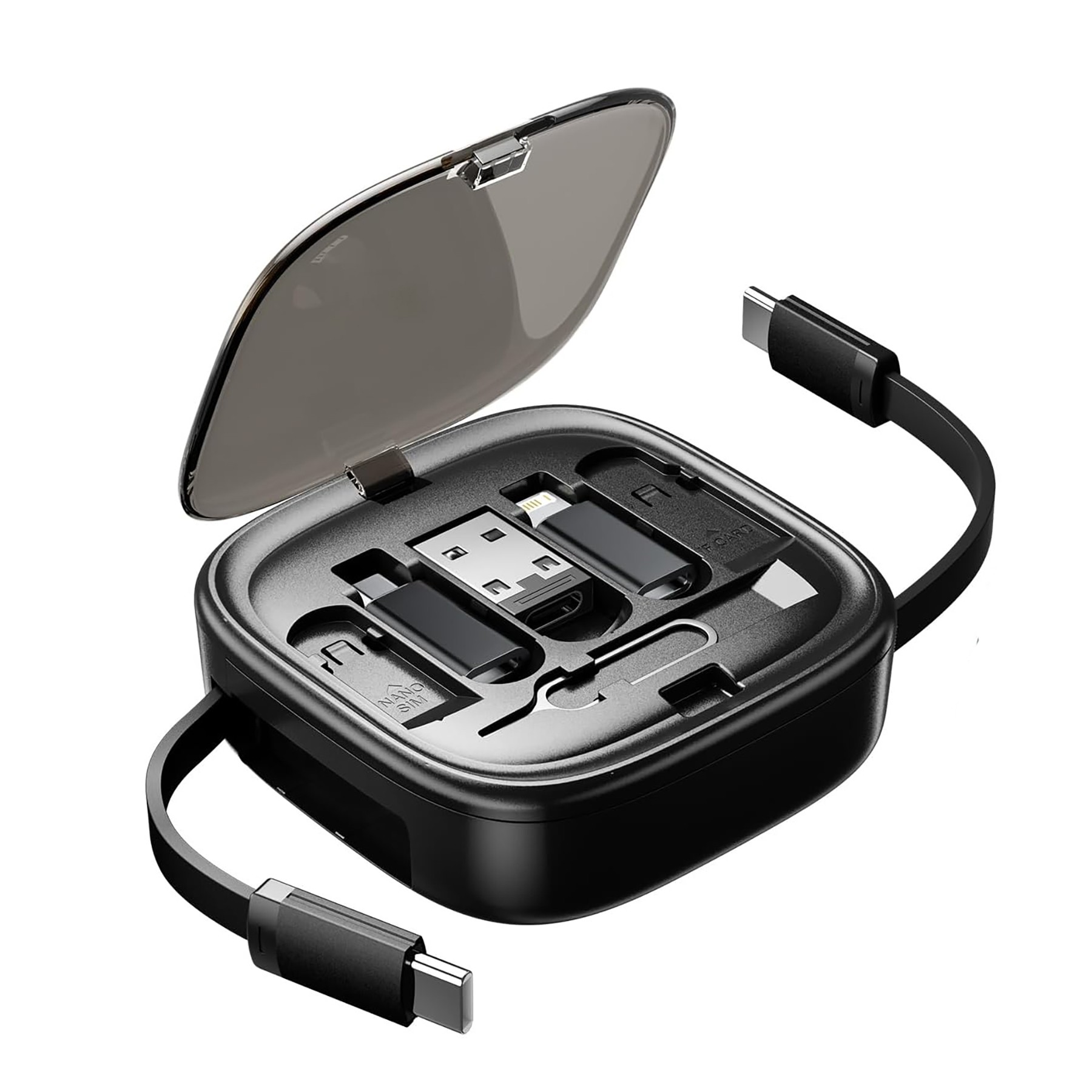 Retractable Data Cable Storage Box 2