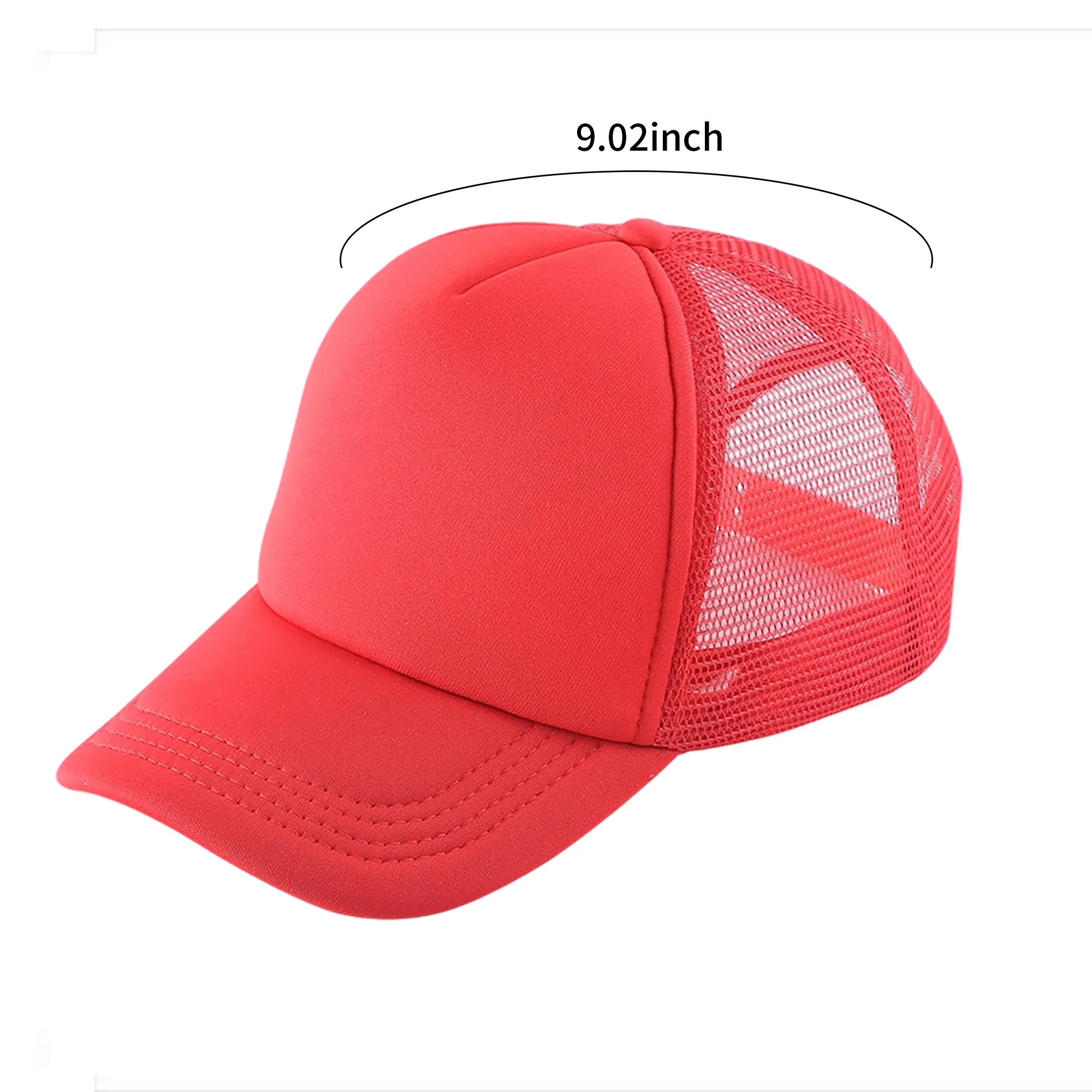 Mesh Back Five Panel Trucker Hat 4
