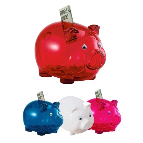 Promotional Translucent Piggy Coin Bank 2