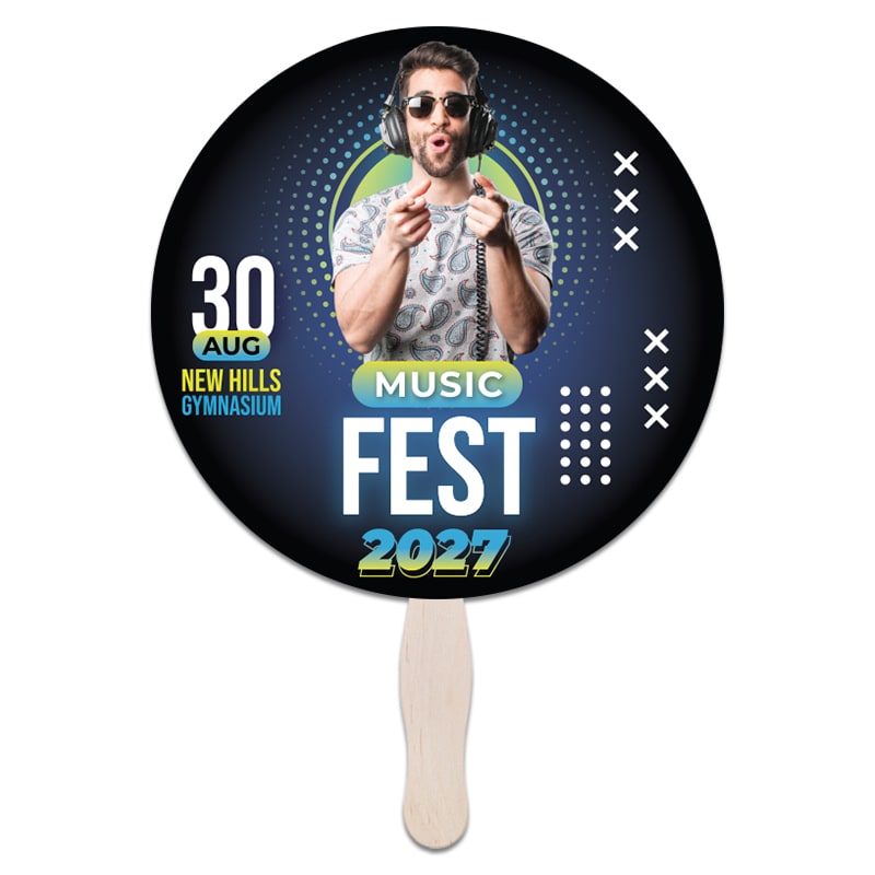 Circle Hand Fans 4