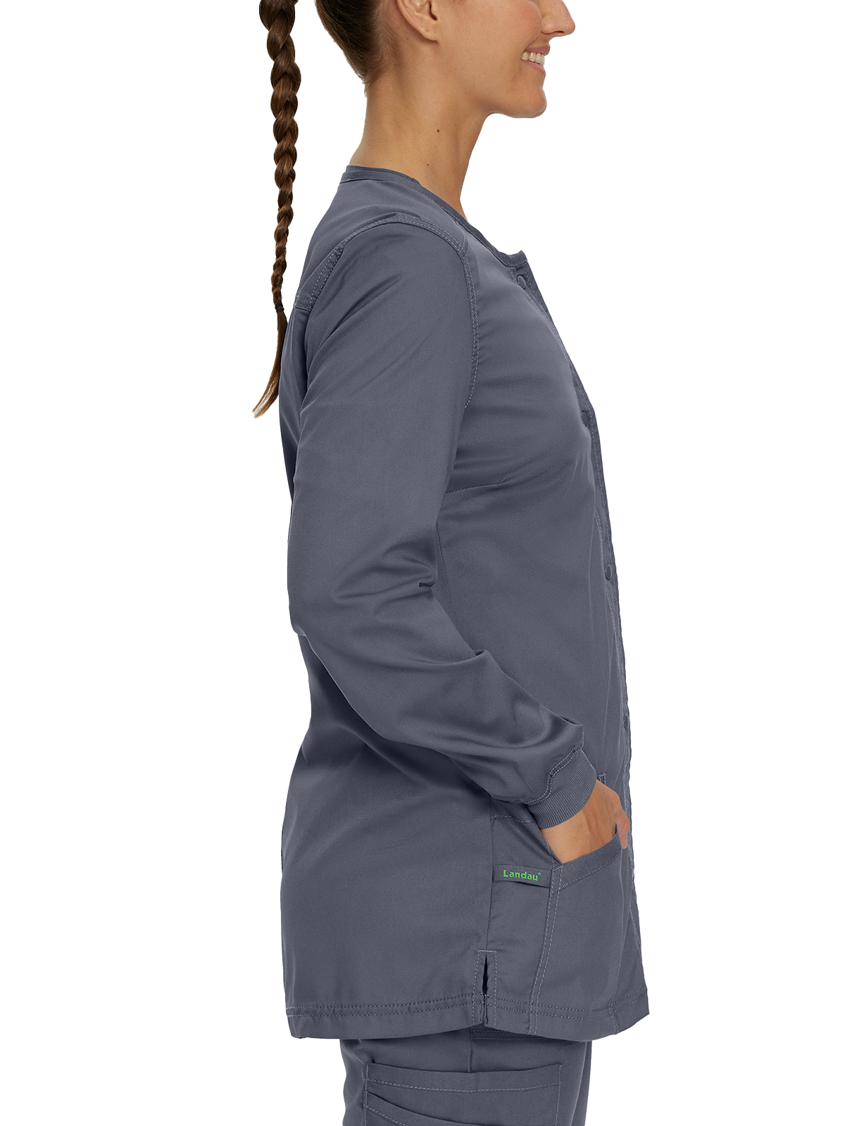 Landau - ProFlex - Women's Three-Pocket Snap Front Jacket 26