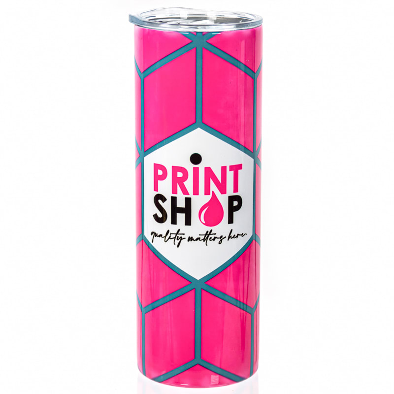 20 Oz. Custom Printed Fluorescent Neon Stainless Steel Tumblers 2