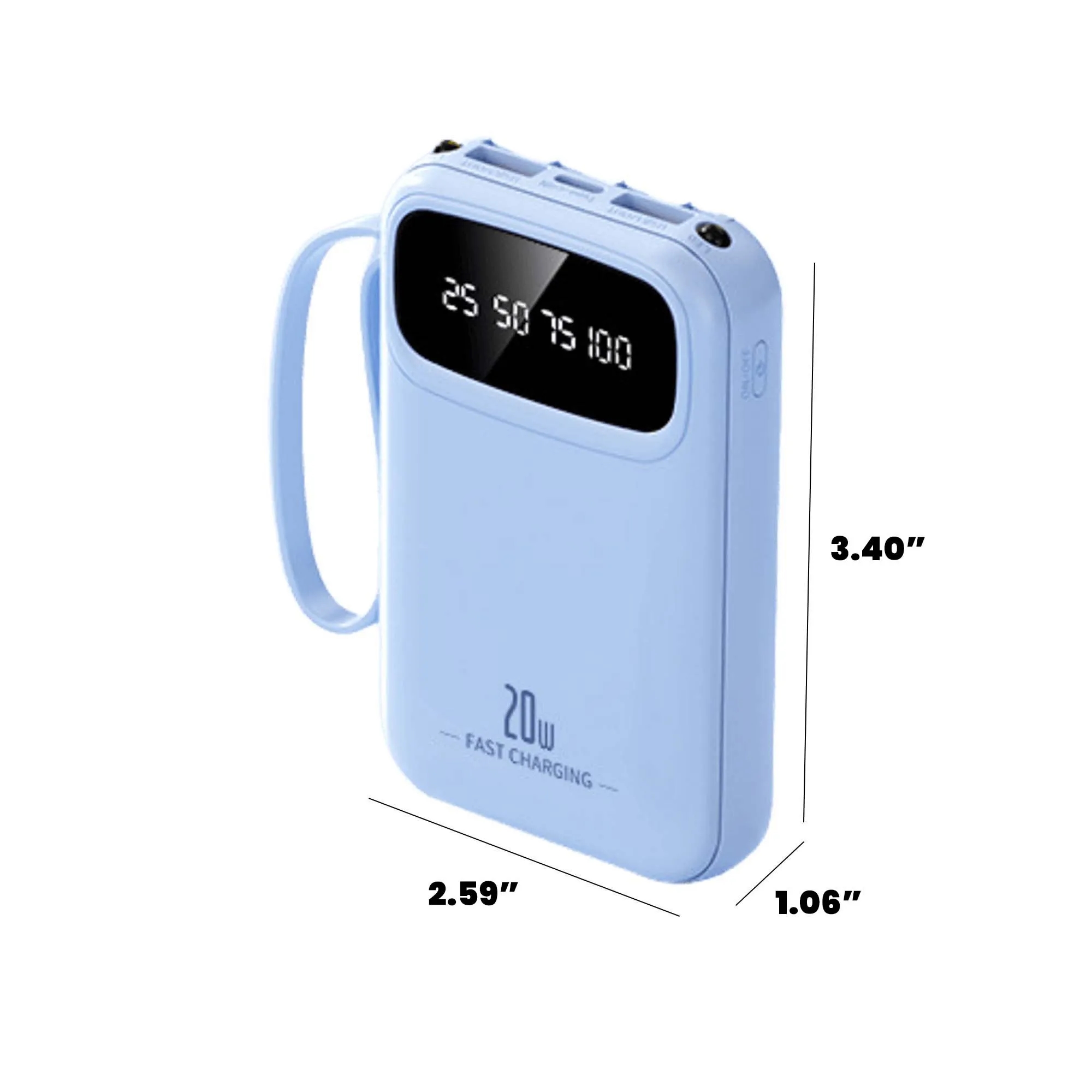Full Color Compact 20000mAh Power Bank 4