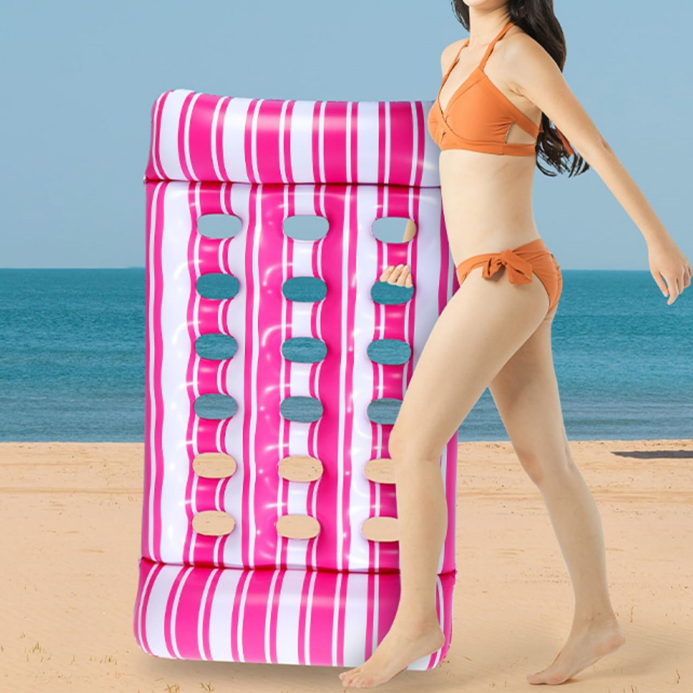 Pvc Water Inflatable Hammock And Floating Chair 3