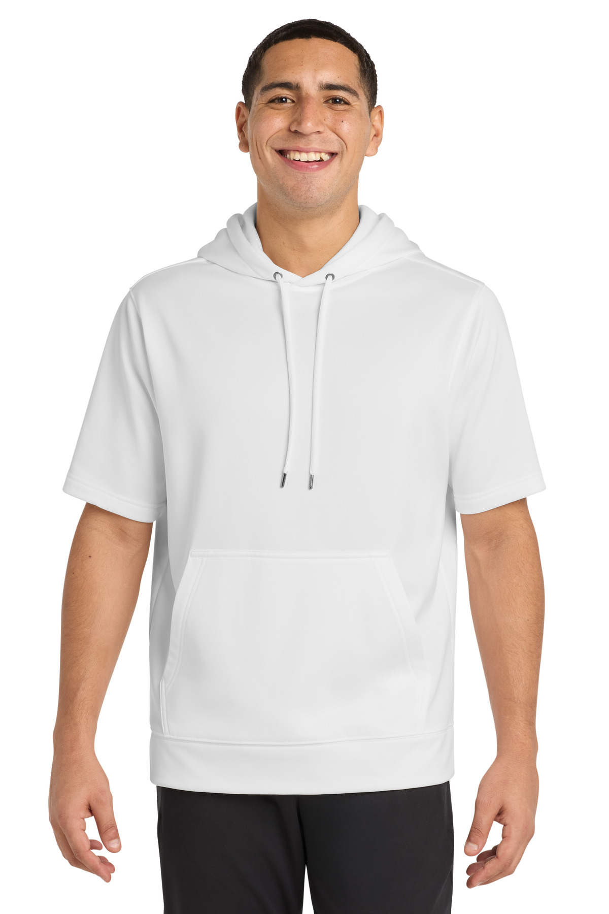 Sport-Tek Sport-Wick Fleece Short Sleeve Hooded Pullover. ST251, custom hoodie or sweatshirt with logo imprint 10