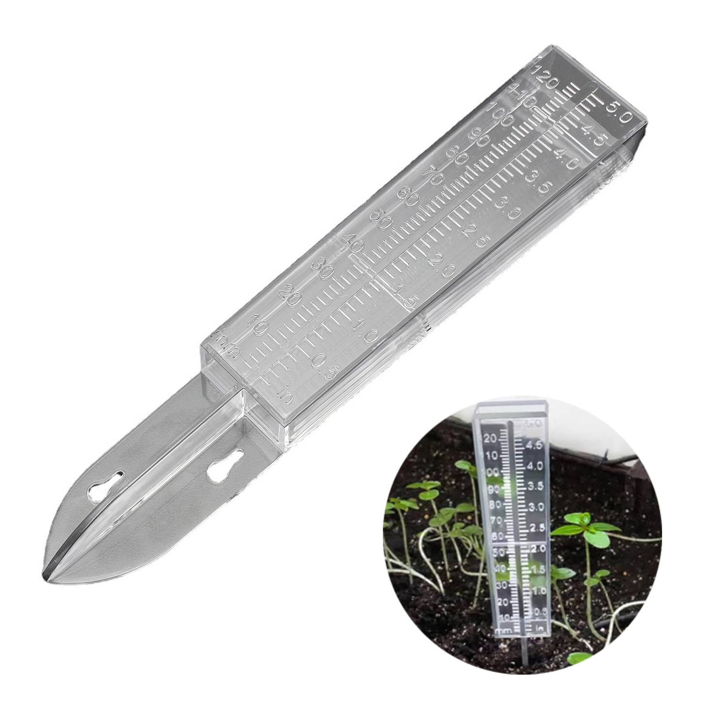 Weather-Resistant Plastic Rain Gauge 5