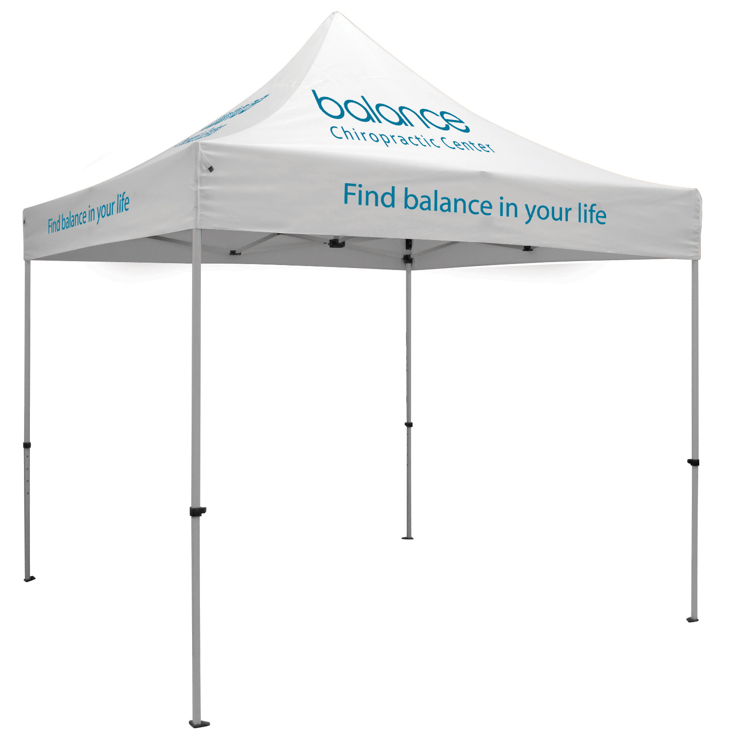 10' Premium Tent Kit (Imprinted, 4 Locations) 12
