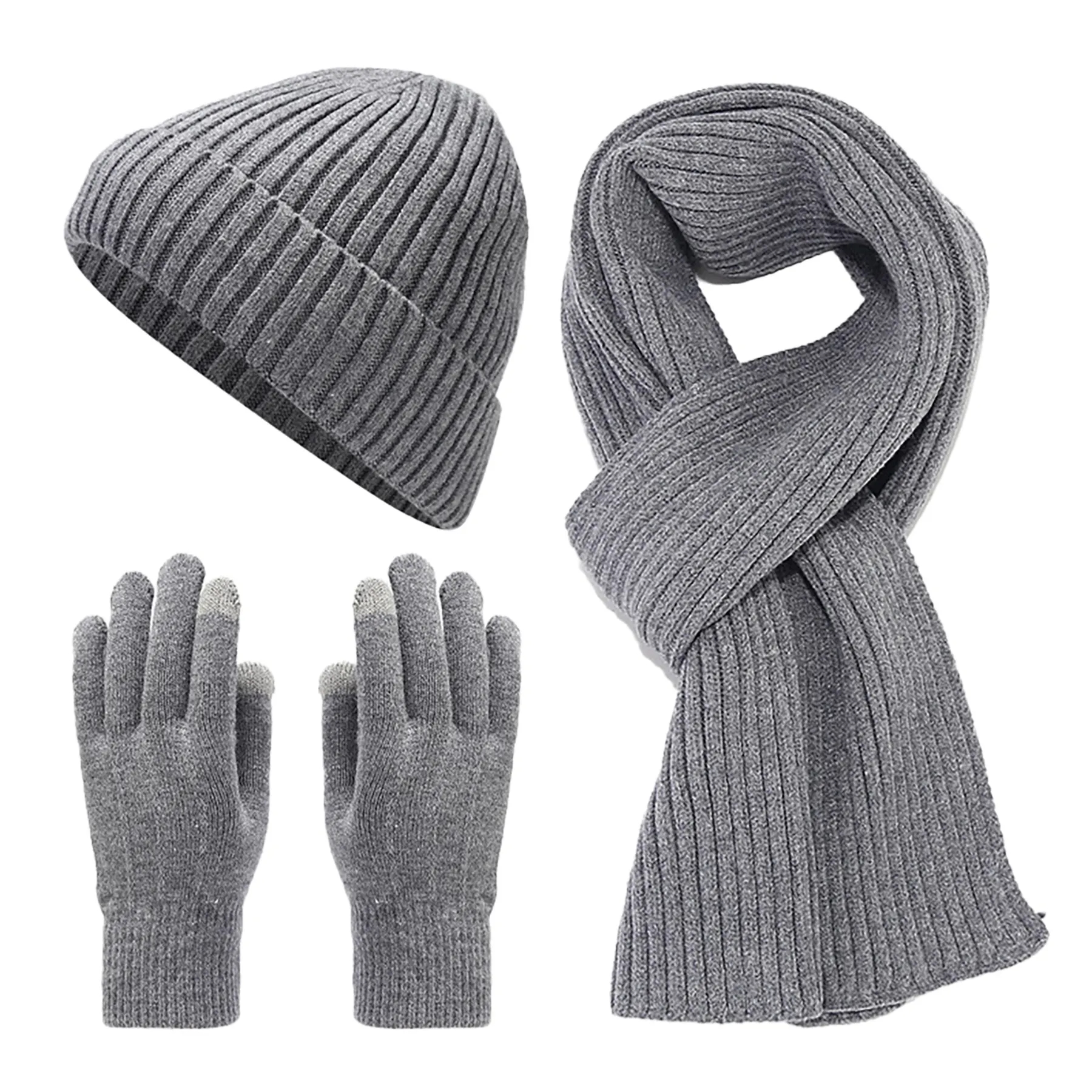 Acrylic Thickened Cold Resistant Knitted Suit 6