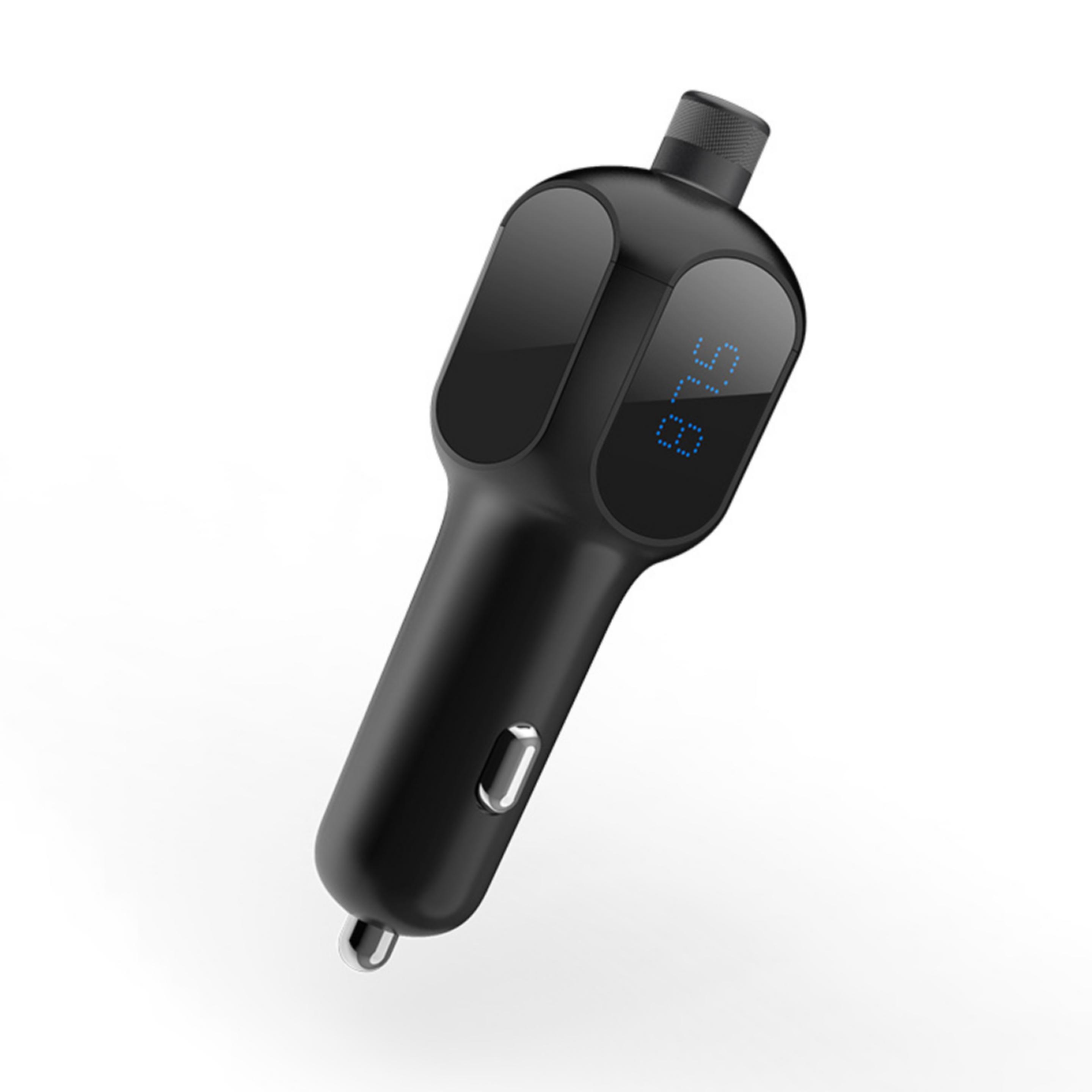 Multifunctional car charger with Bluetooth music player 3