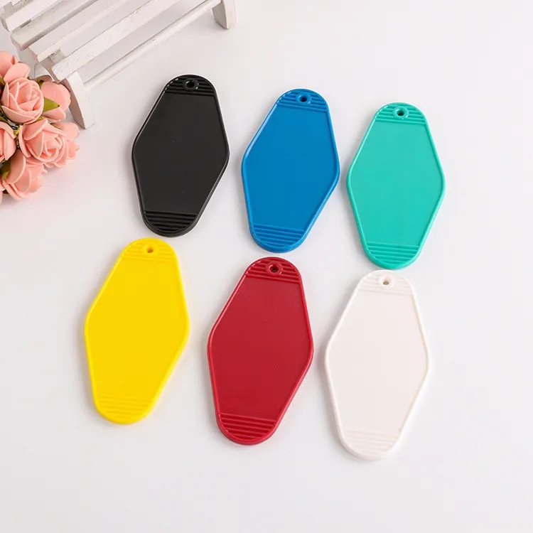 Vintage ABS Hotel Motel Keychain 4