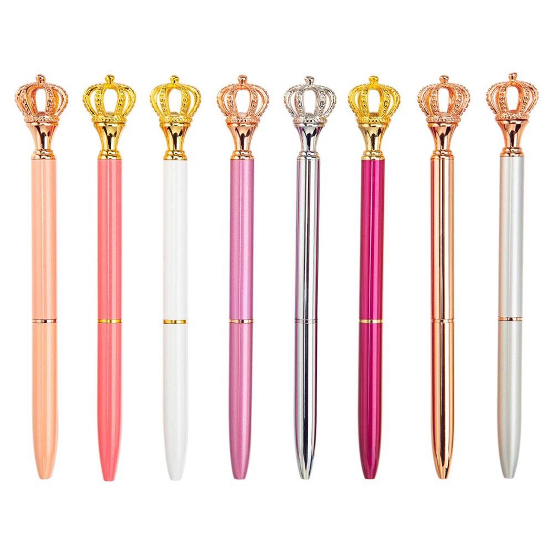 Shiny Metal Royal Crown Ballpoint Pen 2