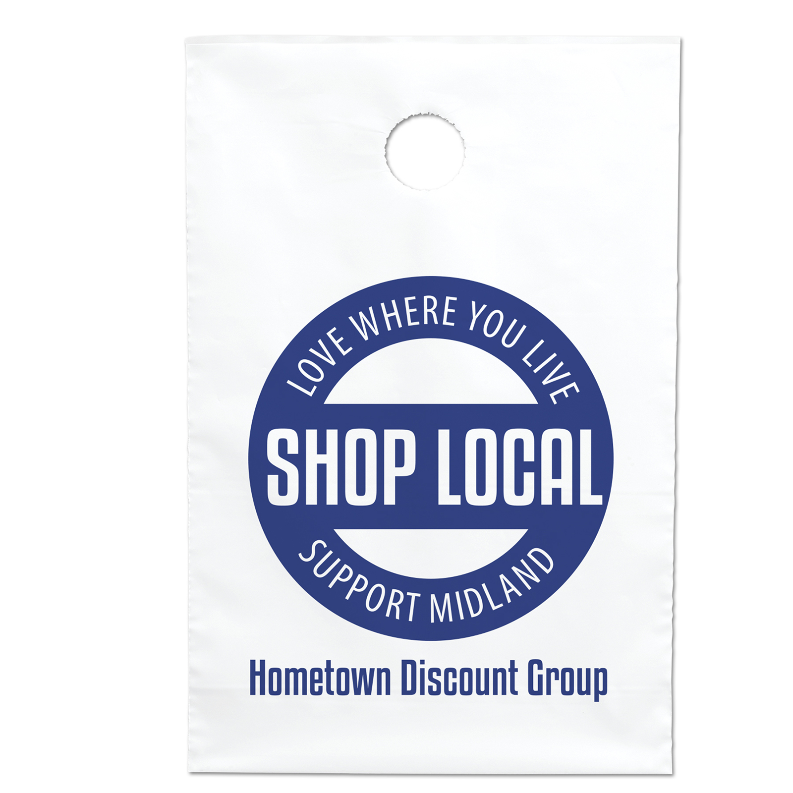 Doorknob Bag - 9 1/2W x 14H - Flexo Ink Print 2