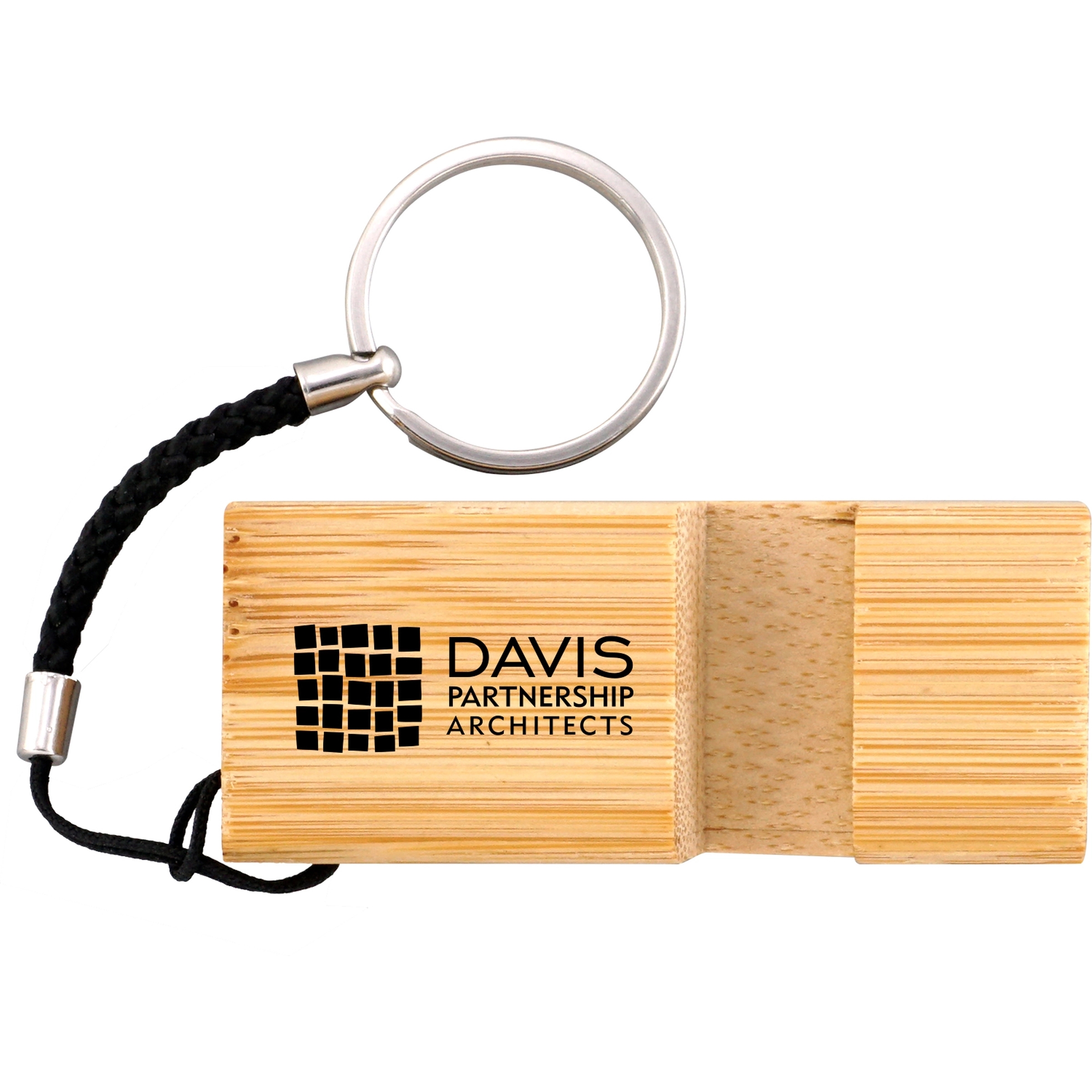 Bamboo Phone Stand Keychain 5