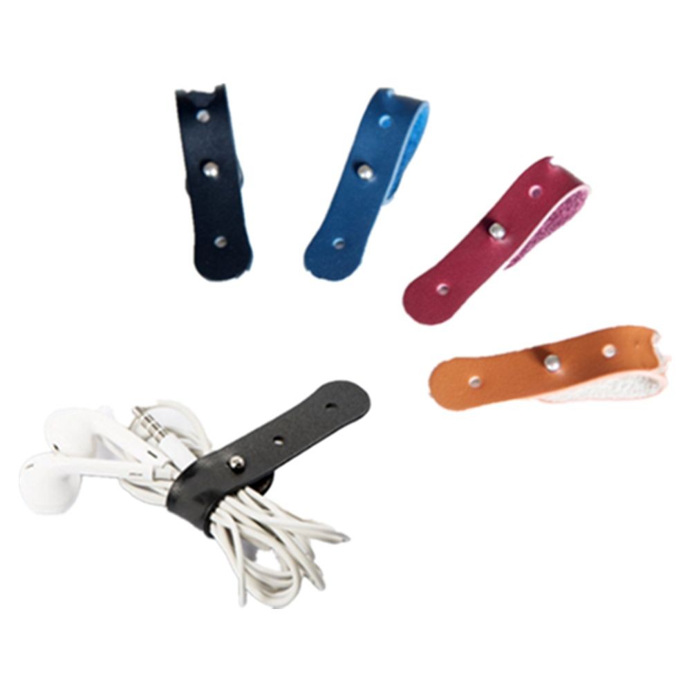 Leather Cable Organizer Earphone Cord Organizer 6