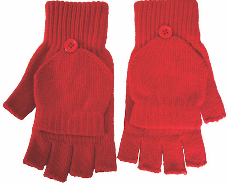 Fingerless Gloves w/Flap 13
