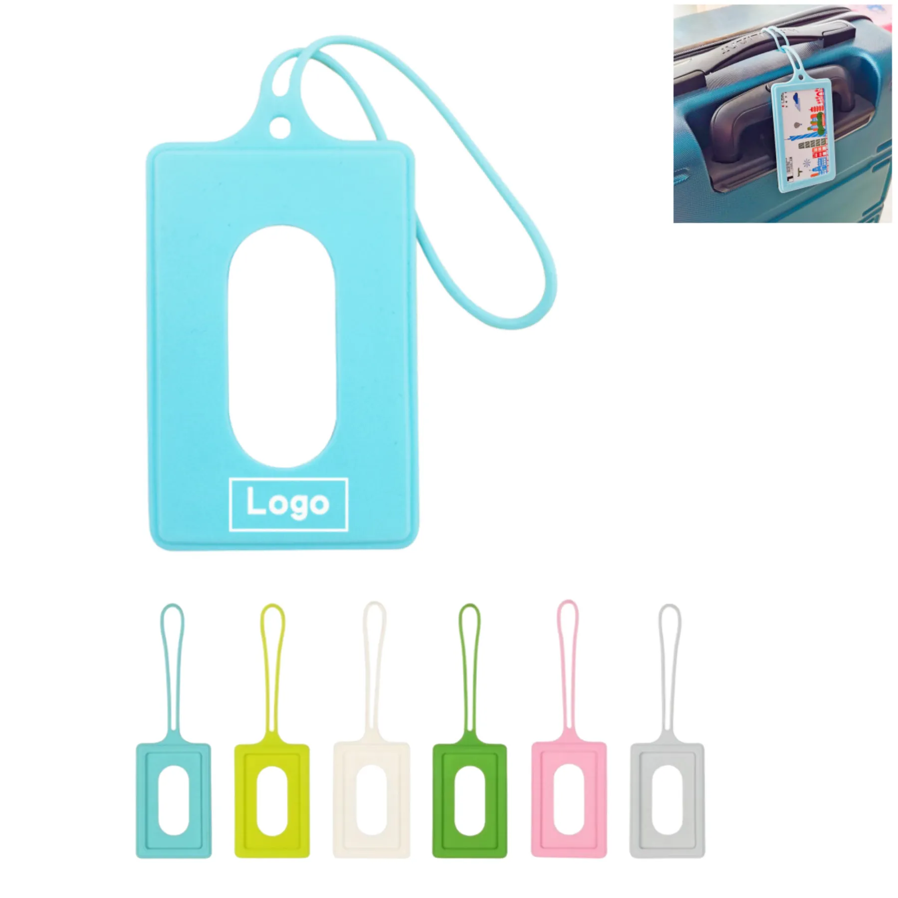 Silicone Luggage Tag Cover 2