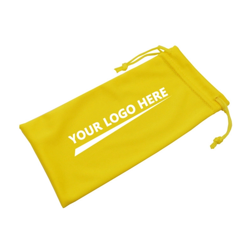 Micro-Fiber Drawstring Eyeglass Pouch Bag 3