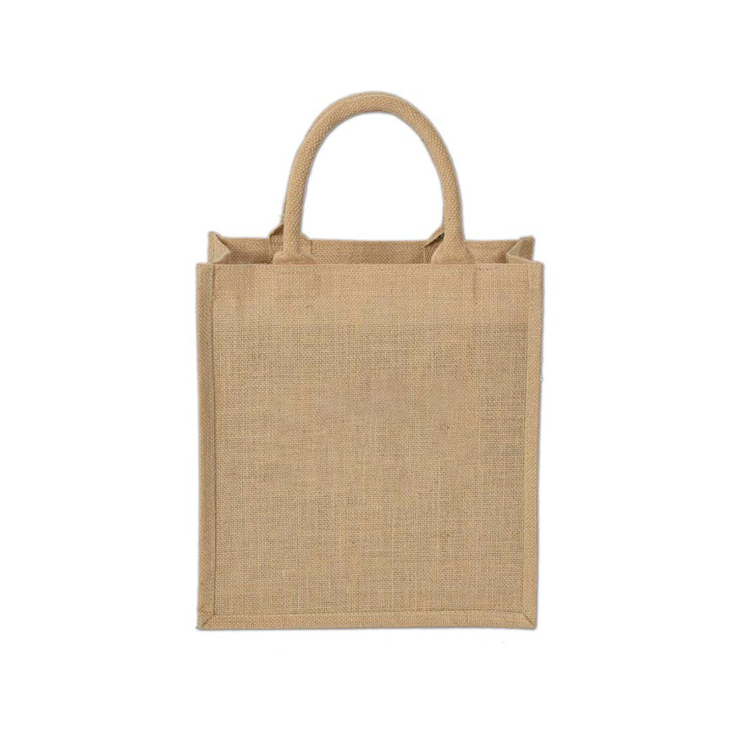 Laminated Jute Tote Bag, custom tote bag with logo imprint 2
