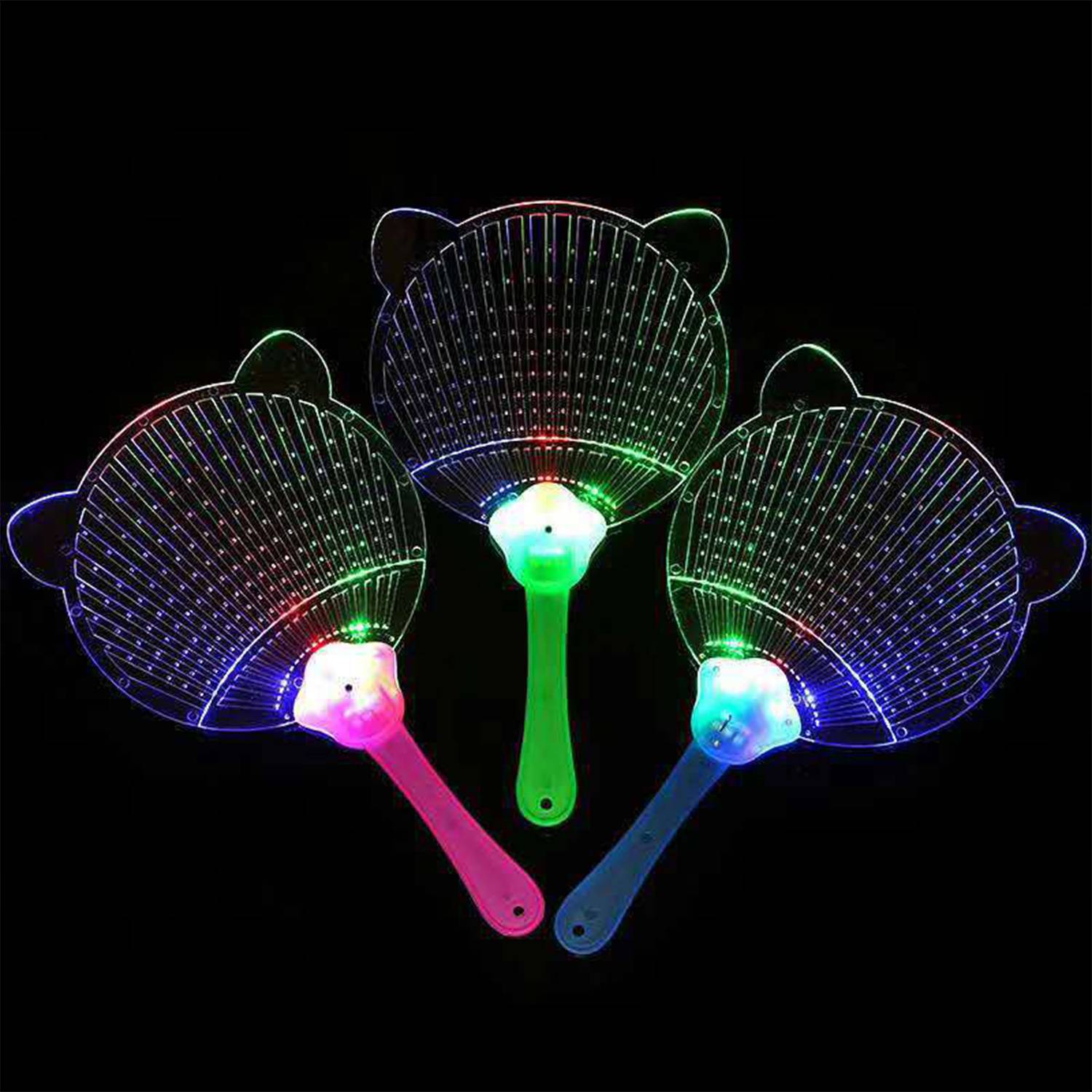 Fancy Hand Fan with LED Lights 5