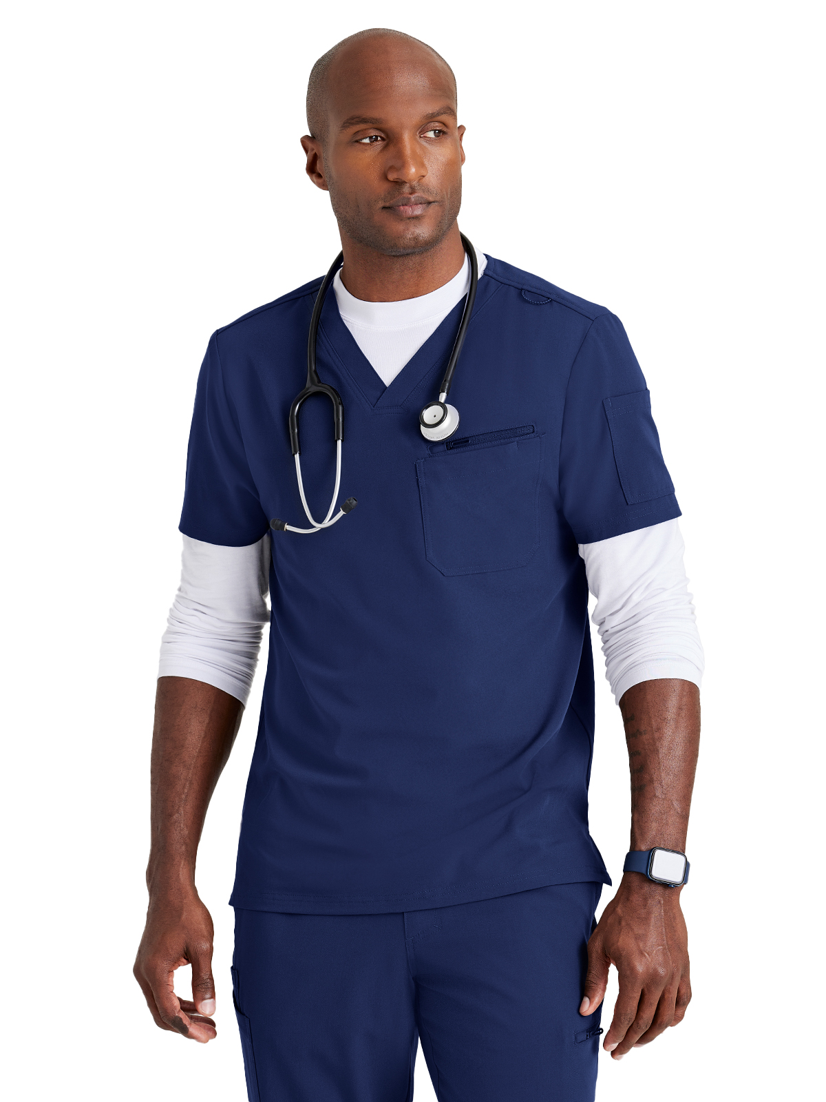 Barco Unify - Men's Three-Pocket V-Neck Rally Scrub Top 13