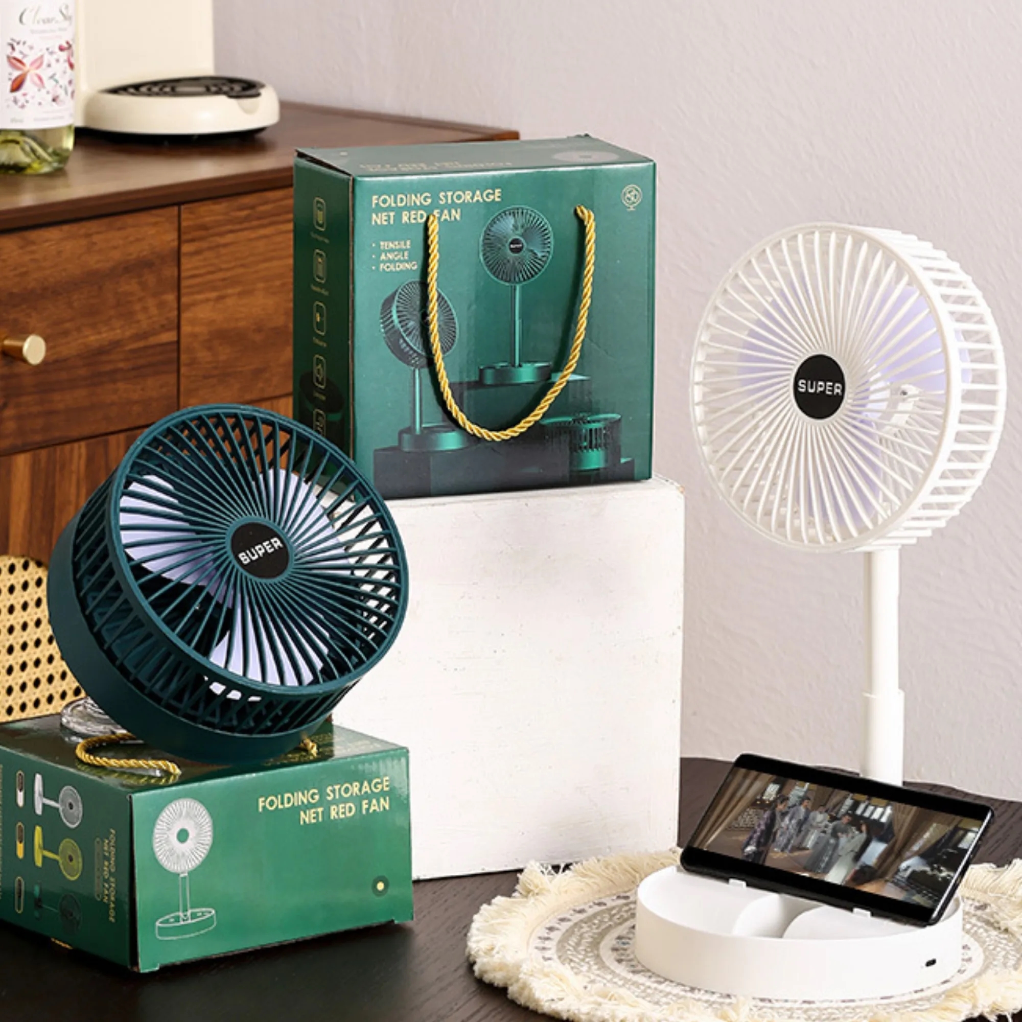 Desktop Foldable Extendable Fan-Portable Event Promo 3