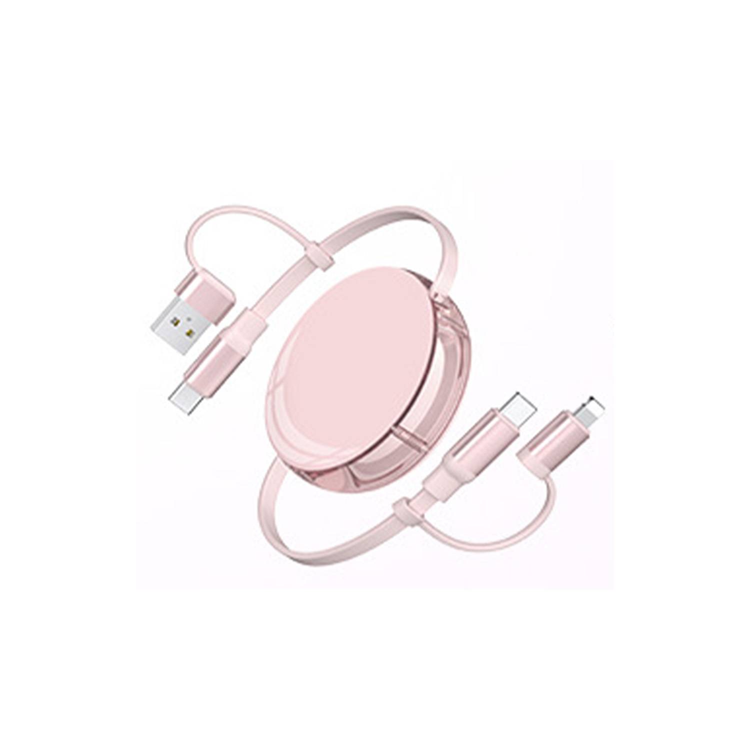 4 in 1 Retractable Fast Charging Cable 4