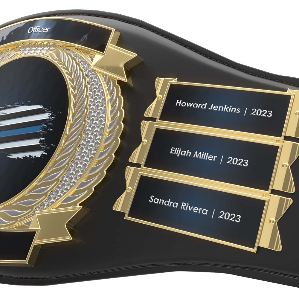 Championship Belt With Name Plates 3