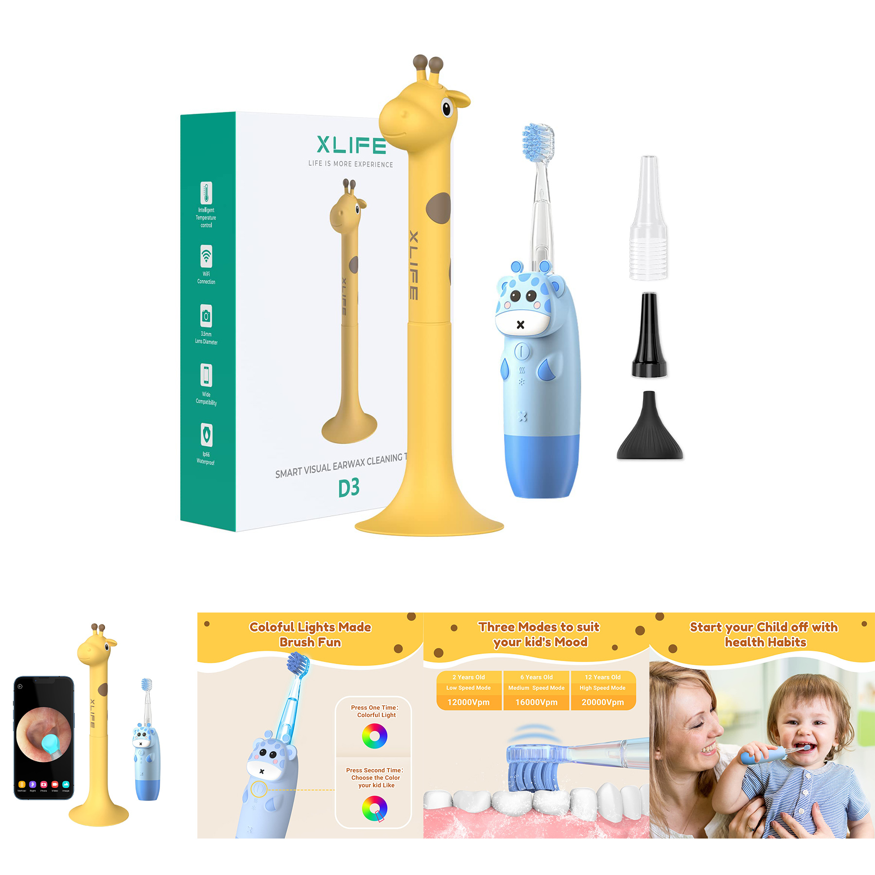 Electric Toothbrush Ear Cleaner 2