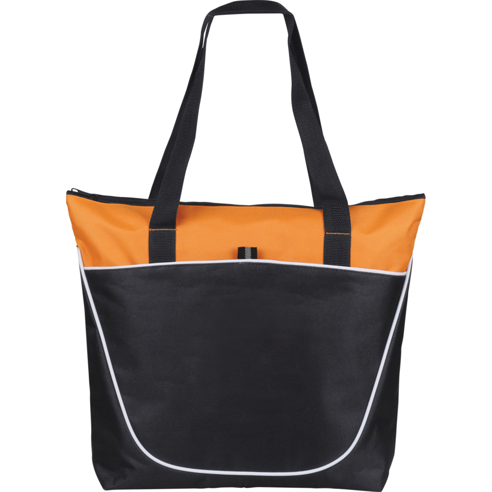Hermosa Zippered Poly Canvas Tote 5