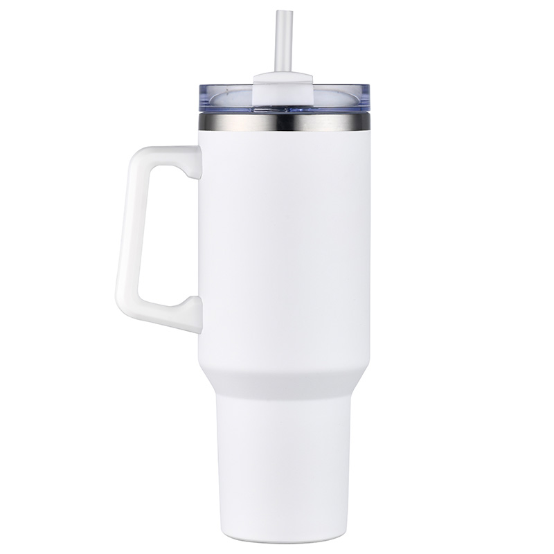 40oz. Travel Mug with Handle and Straw 23