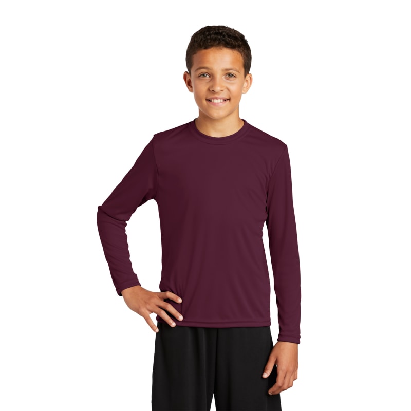 Sport-Tek Youth Long Sleeve PosiCharge Competitor Tee. 86
