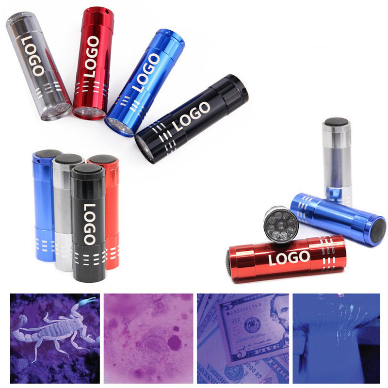 9led Ultraviolet (UV) Bill Money Detector Flashlight 1