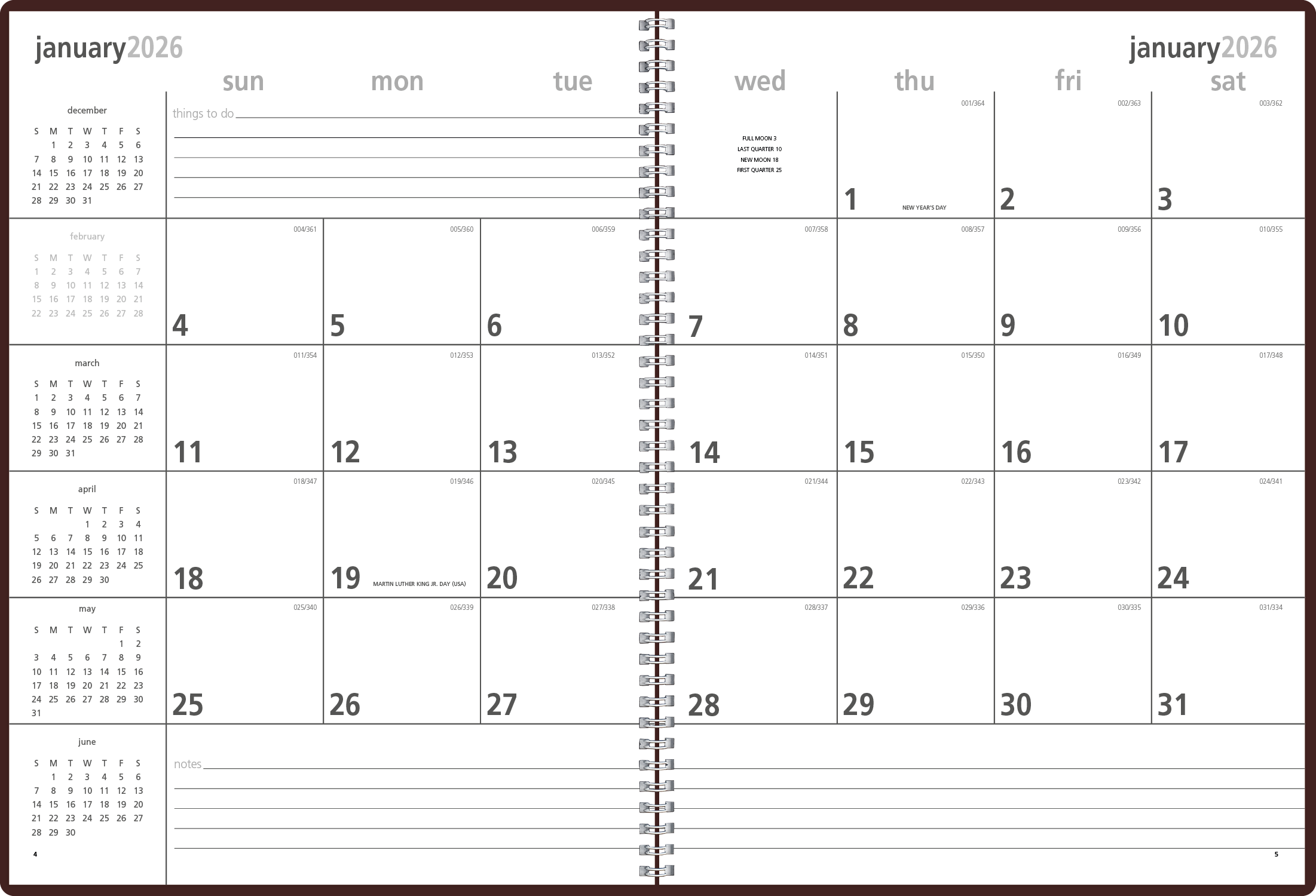 Triumph® Calendars Monthly & Weekly Planner 78