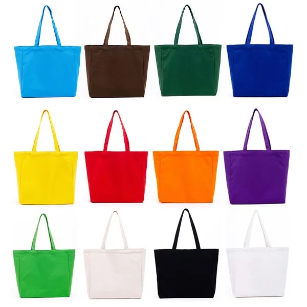 Reusable Cotton Canvas Tote Bags 2