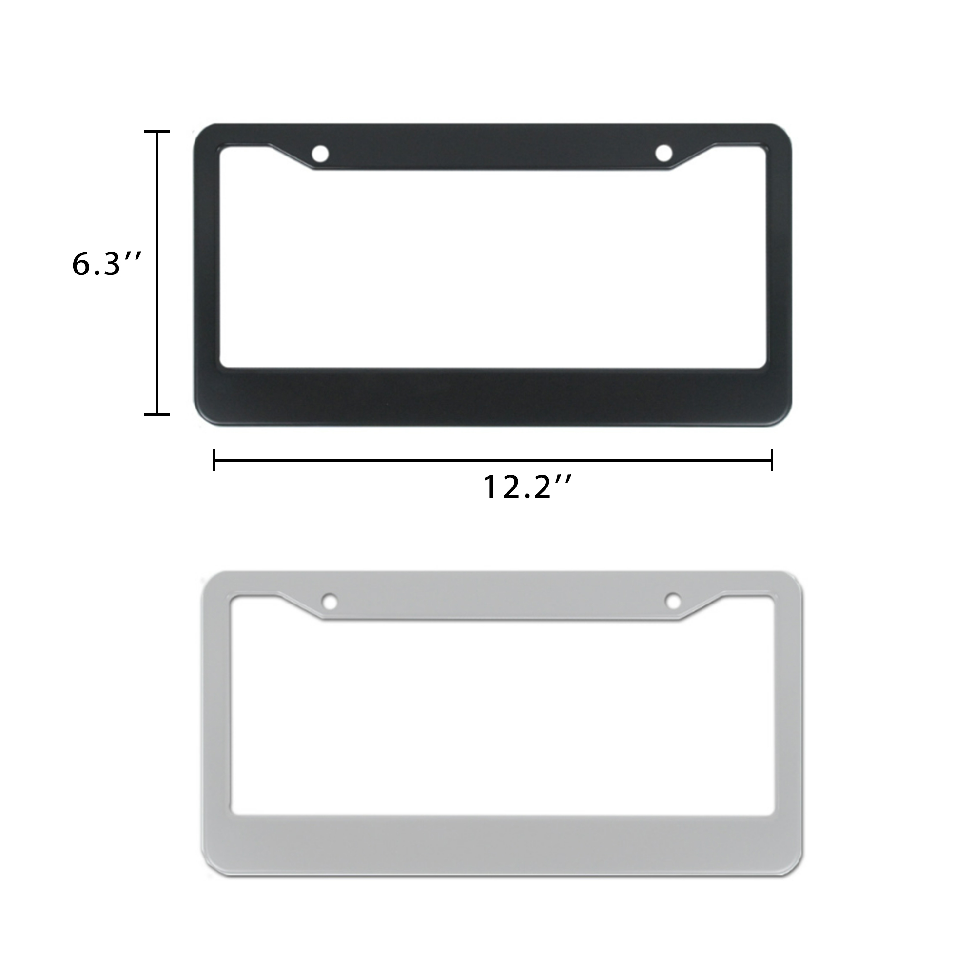 Aluminum Alloy License Frame MOQ100 2