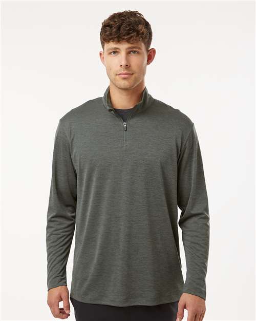 Men's Pro-Lock Performance Mélange Quarter-Zip Pullover - 4HM700, custom hoodie or sweatshirt with logo imprint 59