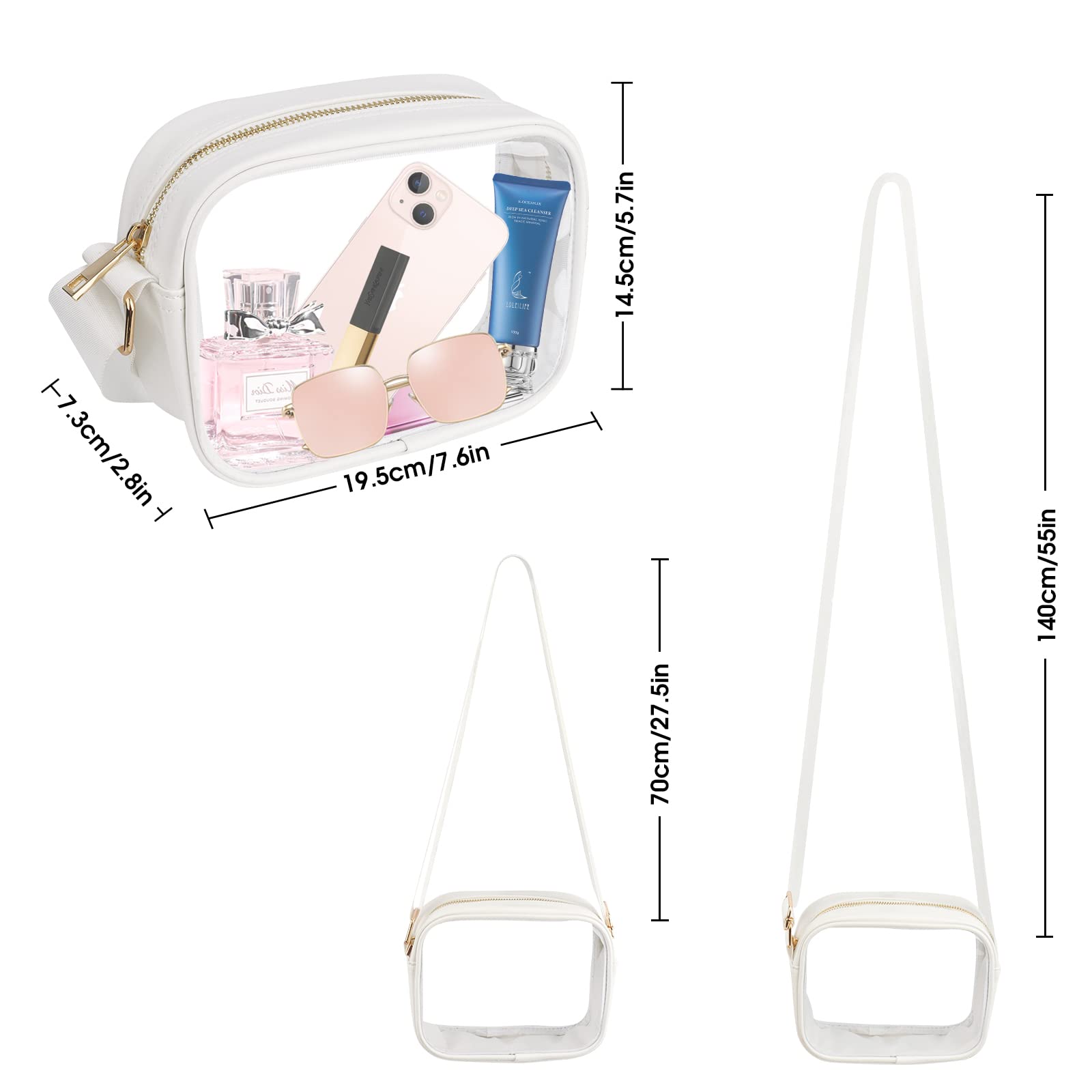 PVC Clear Crossbody Bag 1