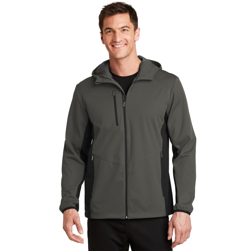 Port Authority Active Hooded Soft Shell Jacket. 18