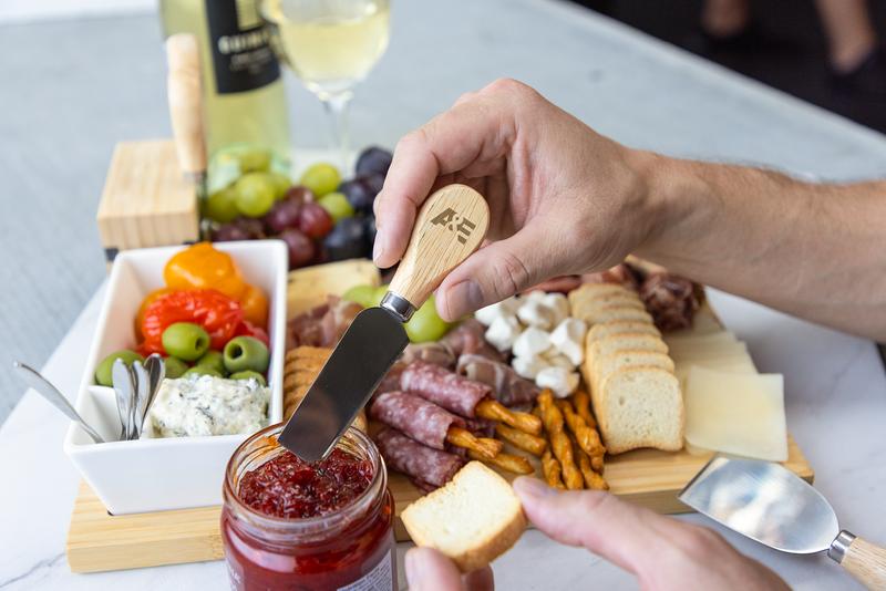 Charcuterie Board with Bowl, Utensils, and Forks 9
