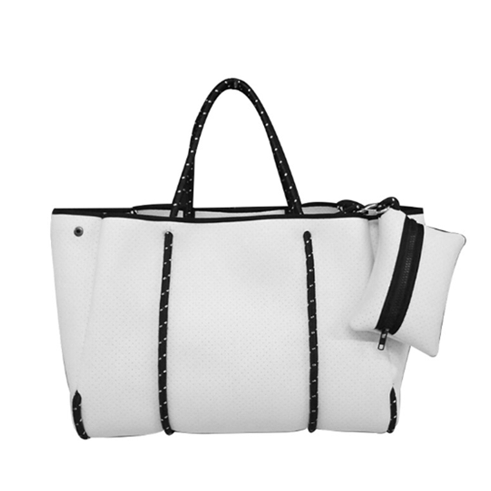 Neoprene Beach Tote Bag With Inner Mini Bag 7