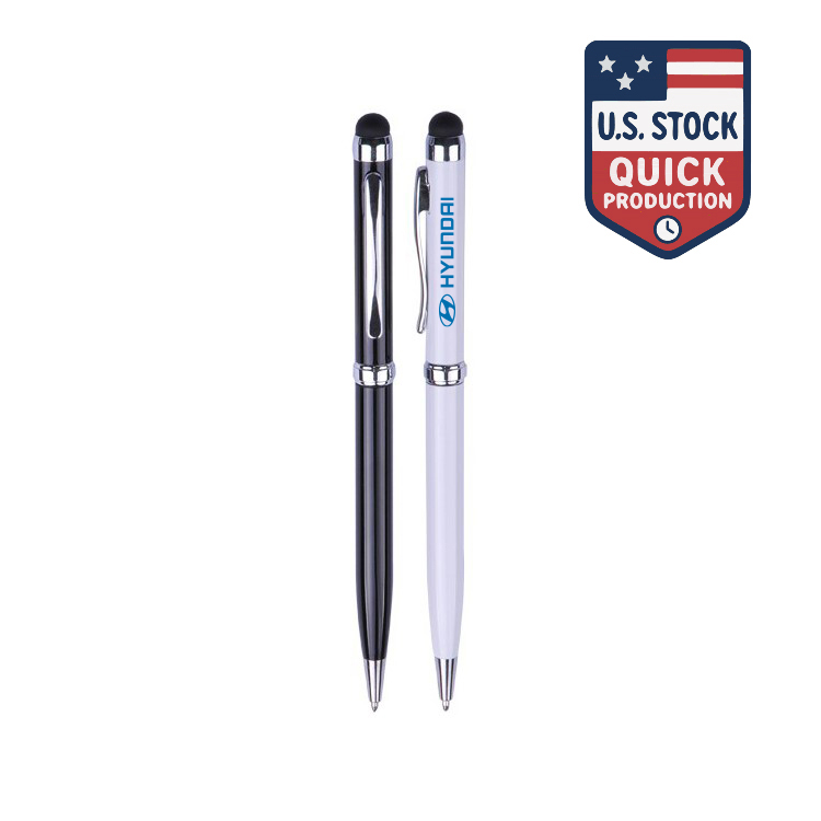 Metal Ballpoint Pen with Stylus 3
