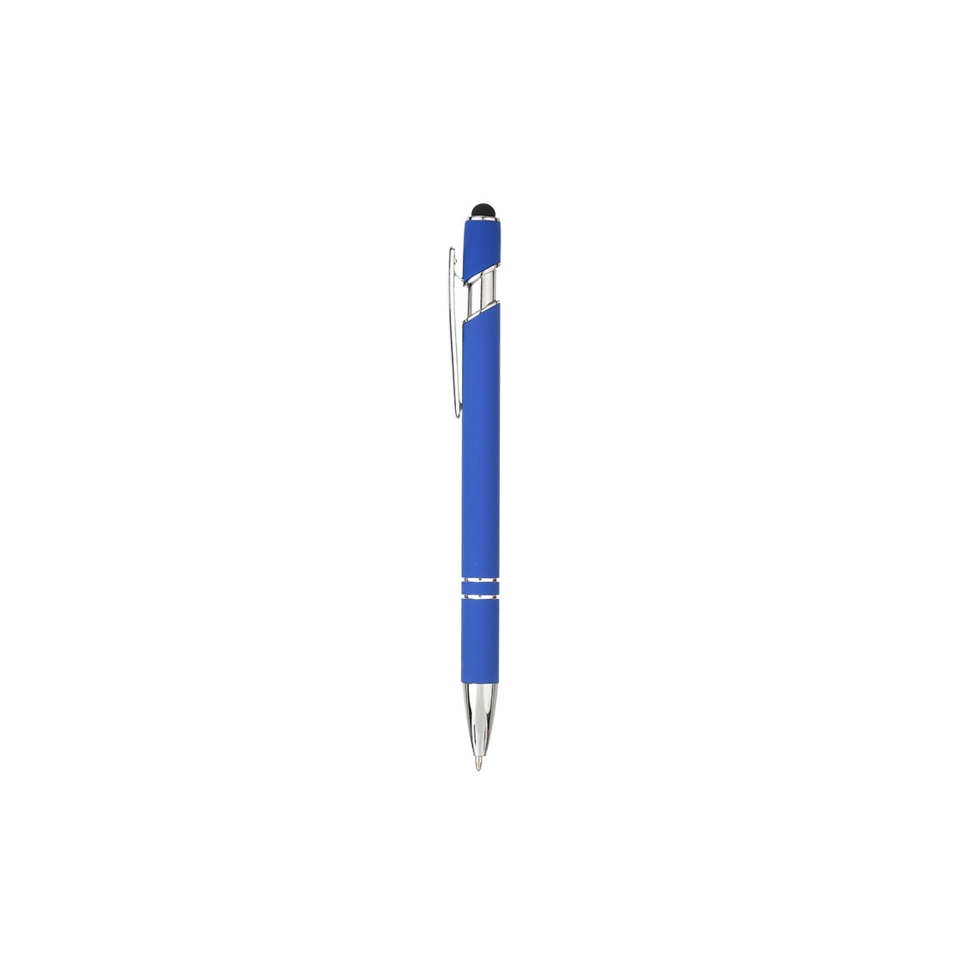 Aluminum Stylus Pen With Rubberized Finish And Plunger Action 17