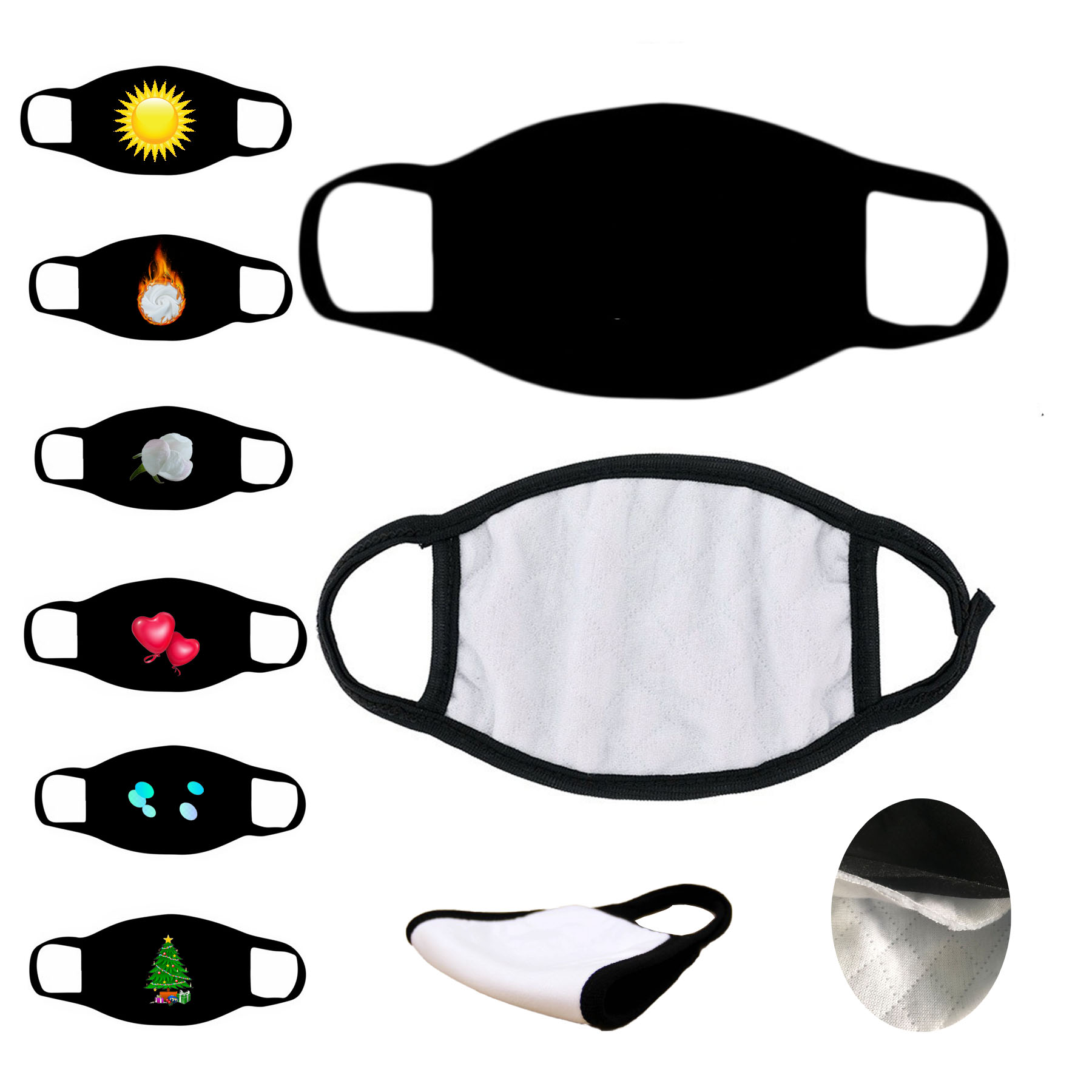 100% Cotton Anti-dust Mouth Face Mask Protect Cover Reusable Fashion Washable Cover Unisex 1