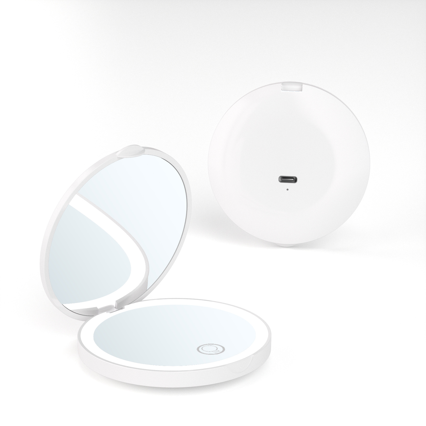 Compact Mirror With Led Light 6
