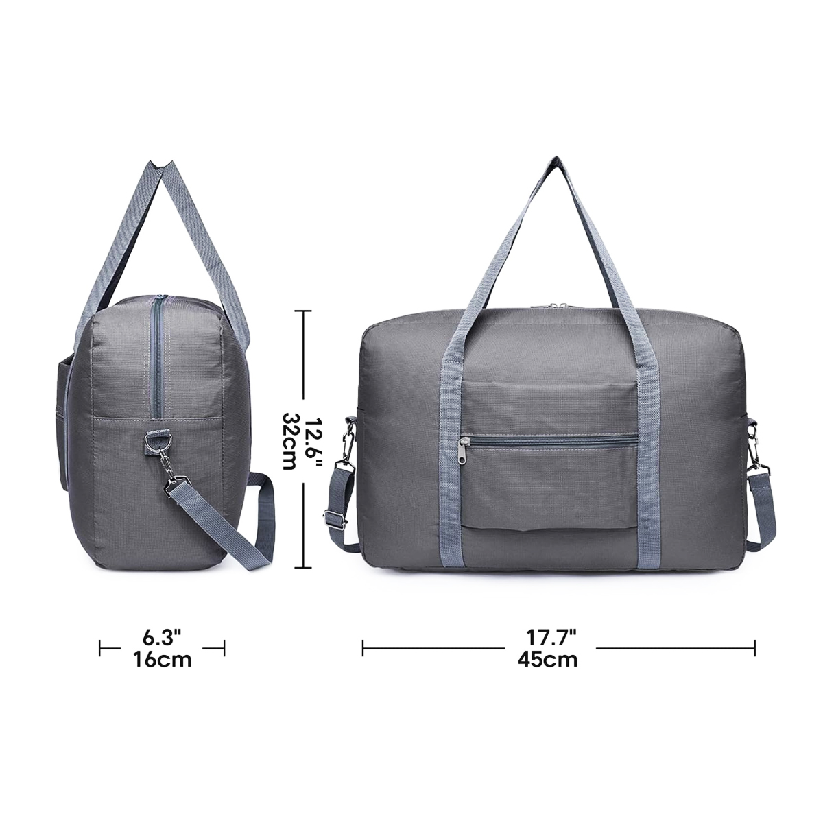 40L Foldable Travel Duffel Bag W/ Luggage Sleeve 3
