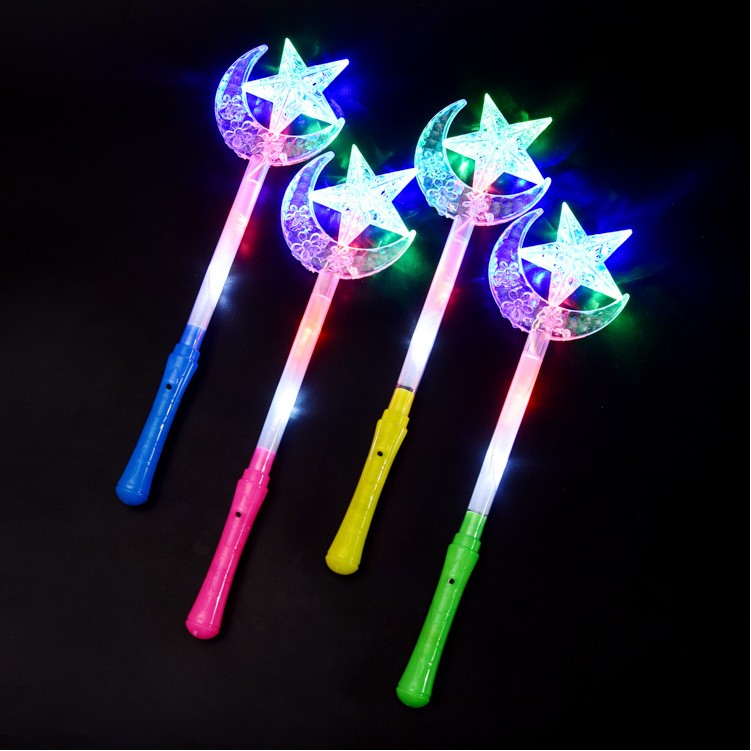 LED Light Up Frozen Snowflake Wand Toy For Kids 6