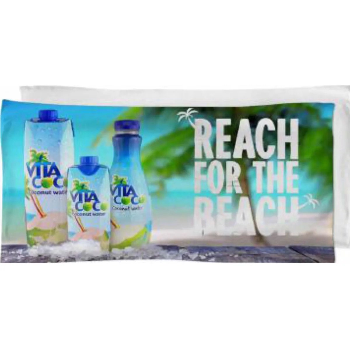 Sublimated Microfiber Terry Beach Towel, 20x40 2