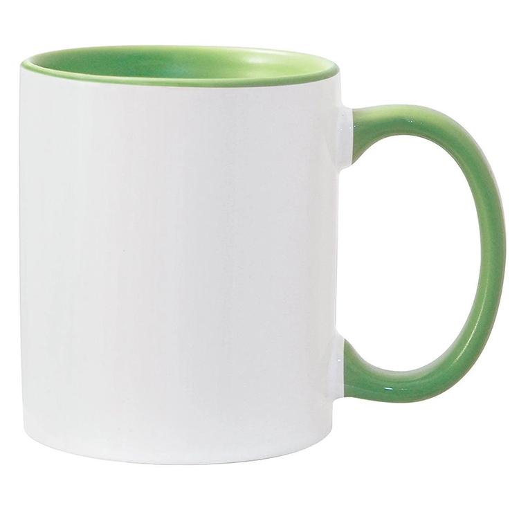 11oz Full Color Colored Handle Mug 33
